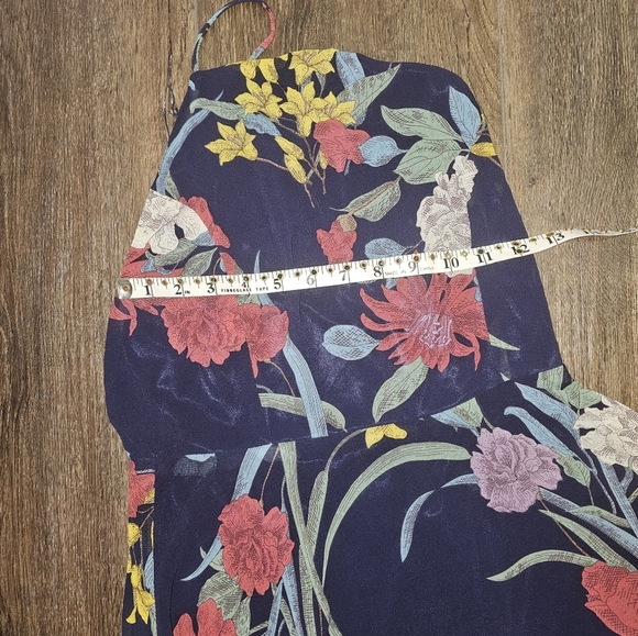 Lulus Exclusive Dress 6 A Dream Realized Blue Floral Print Maxi Wedding Party - Picture 12 of 16